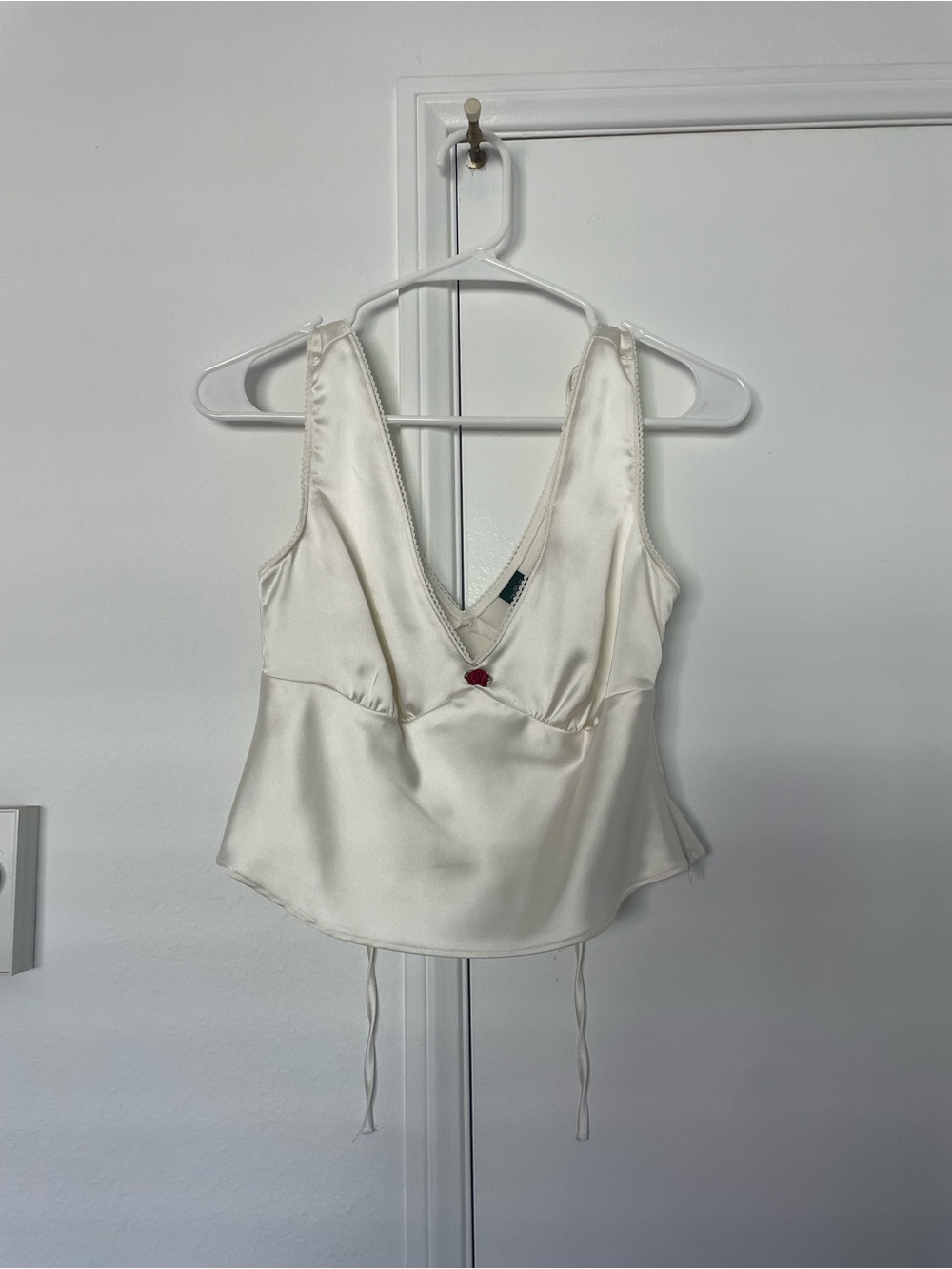 wild fable Ivory Satin V-Neck Camisole